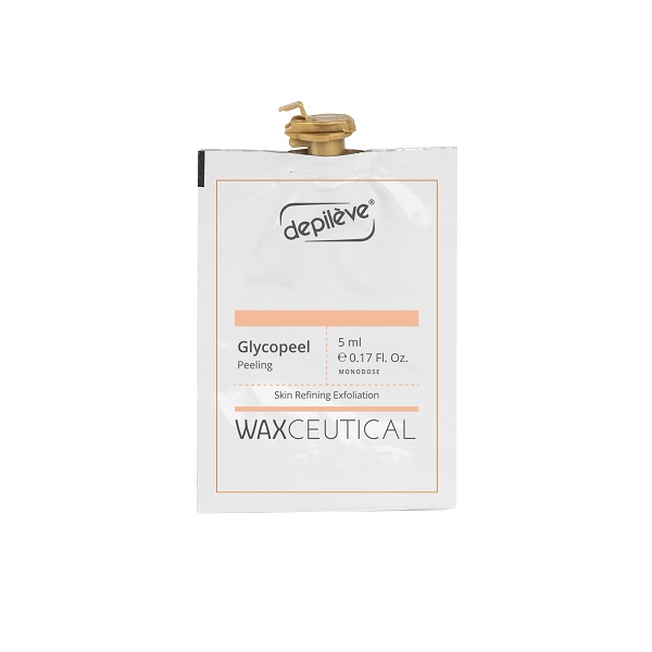 Exfoliant cu acid glicolic pre-epilare zone intime Depil Waxceutical Glycopeel, 10 x 5 ml, Depileve