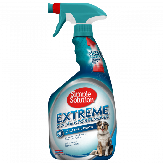 Soluție anti pete și mirosuri pentru caini Extreme, 945 ml, Simple Solution