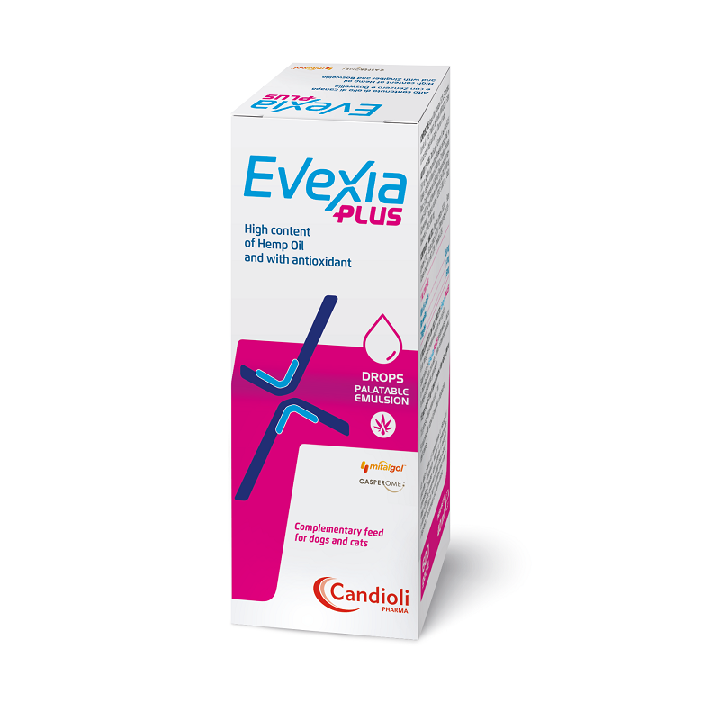 Supliment nutritiv pentru caini și pisici Evexia Plus, 40 ml, Candioli