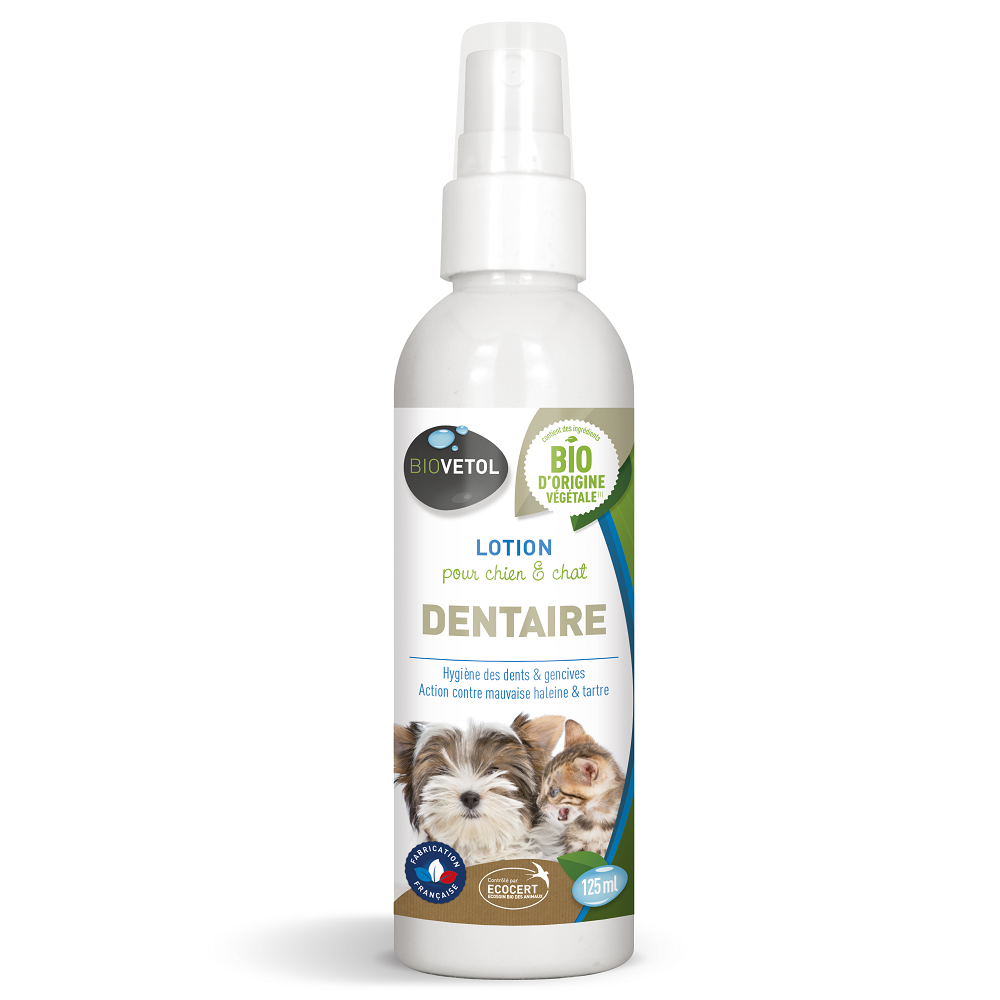Lotiune spray dentara Bio pentru catei si pisici, 125 ml, Biovetol