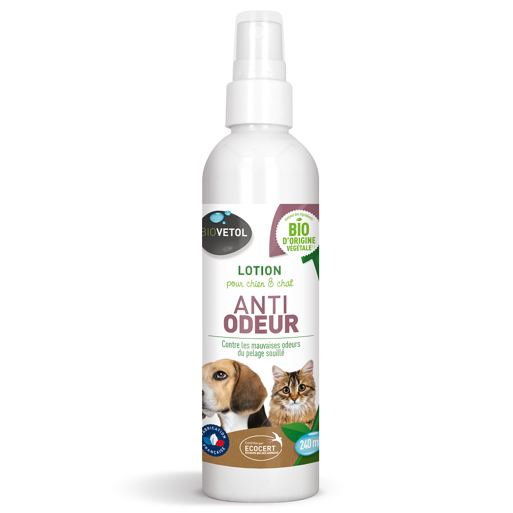 Lotiune spray odorizanta Bio pentru catei si pisici, 240 ml, Biovetol