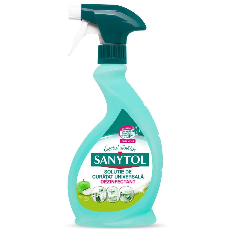 Solutie de curatat universala dezinfectant Mar Verde, 500 ml, Sanytol