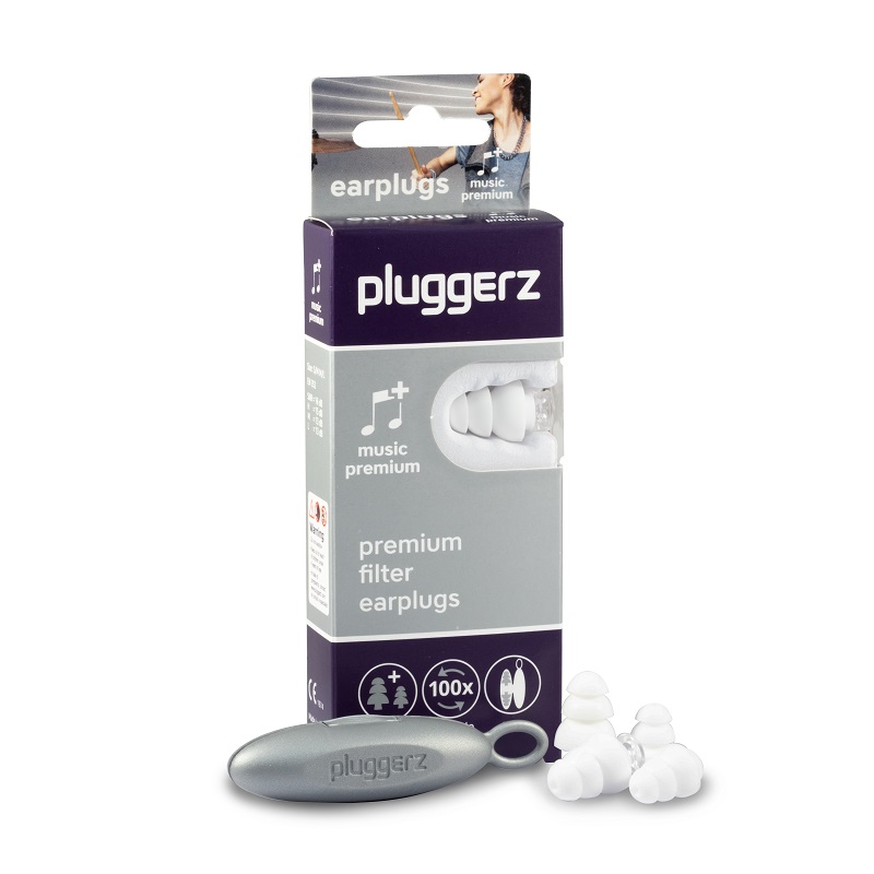 Dopuri auditive din silicon pentru urechi Music Premium, 4 bucati, Pluggerz