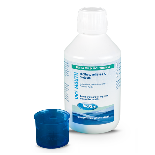 Apa de gura ultra-delicata pentru gura uscata, 250 ml, bioXtra