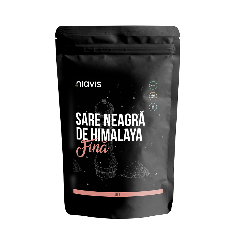 Sare Neagra Fina de Himalaya, 250 g, Niavis