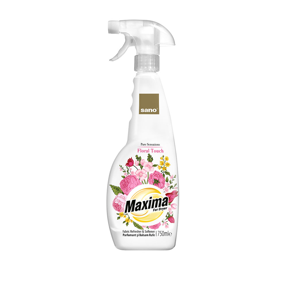 Parfumant si Balsam rufe Maxima Dryer, Floral Touch, 750 ml, Sano