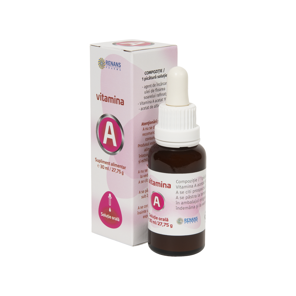 Vitamina A, solutie orala, 30 ml, Renans