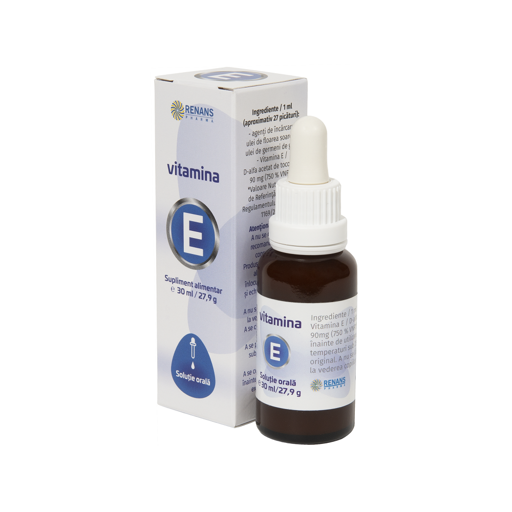 Vitamina E solutie, 30 ml, Renans
