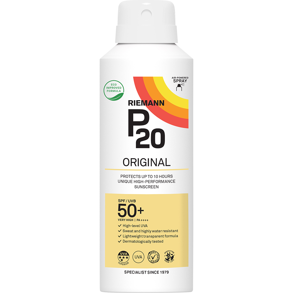 Spray cu pulverizare continua SPF50 P20 Sun Protection Original P20, 150 ml, Riemann