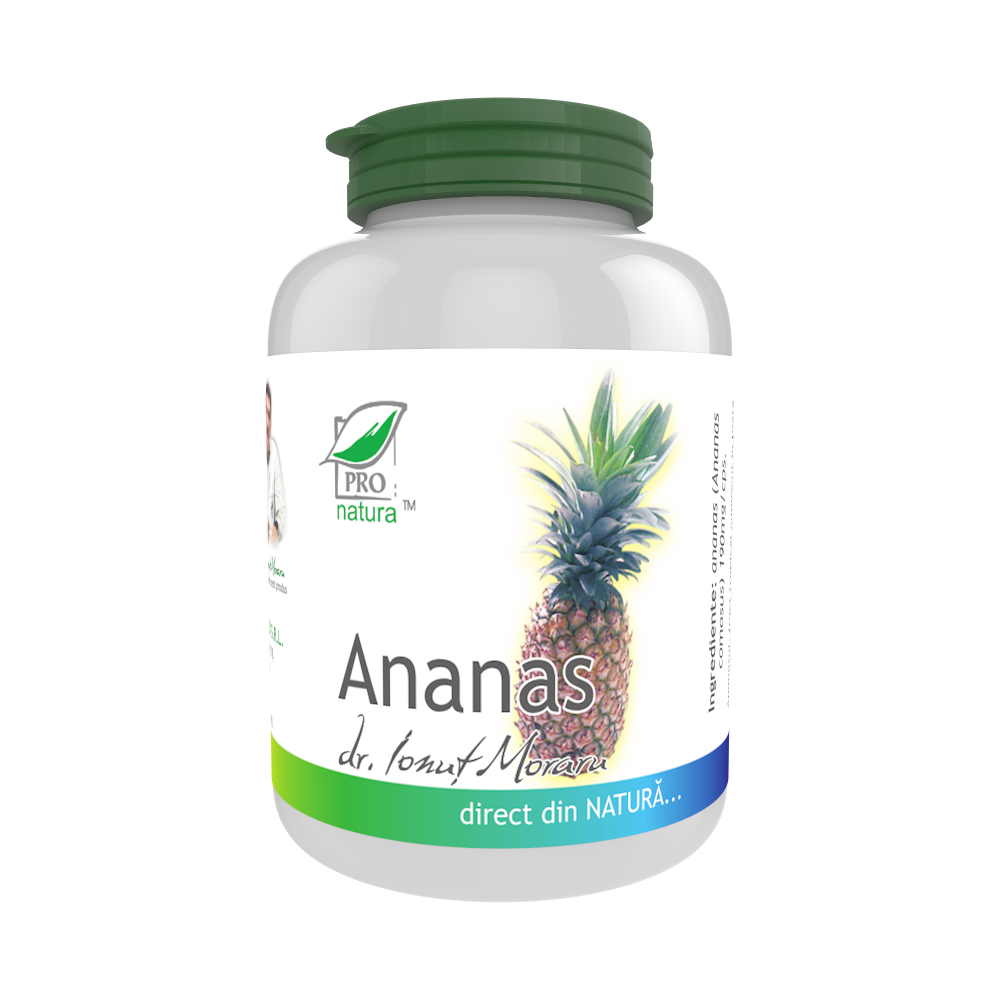 Ananas, 200 capsule, Pro Natura