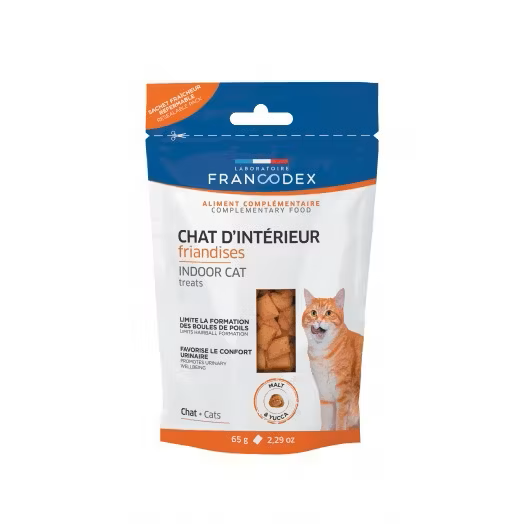 Recompense anti-hairball pentru pisici si pisicute, 65 g, Francodex