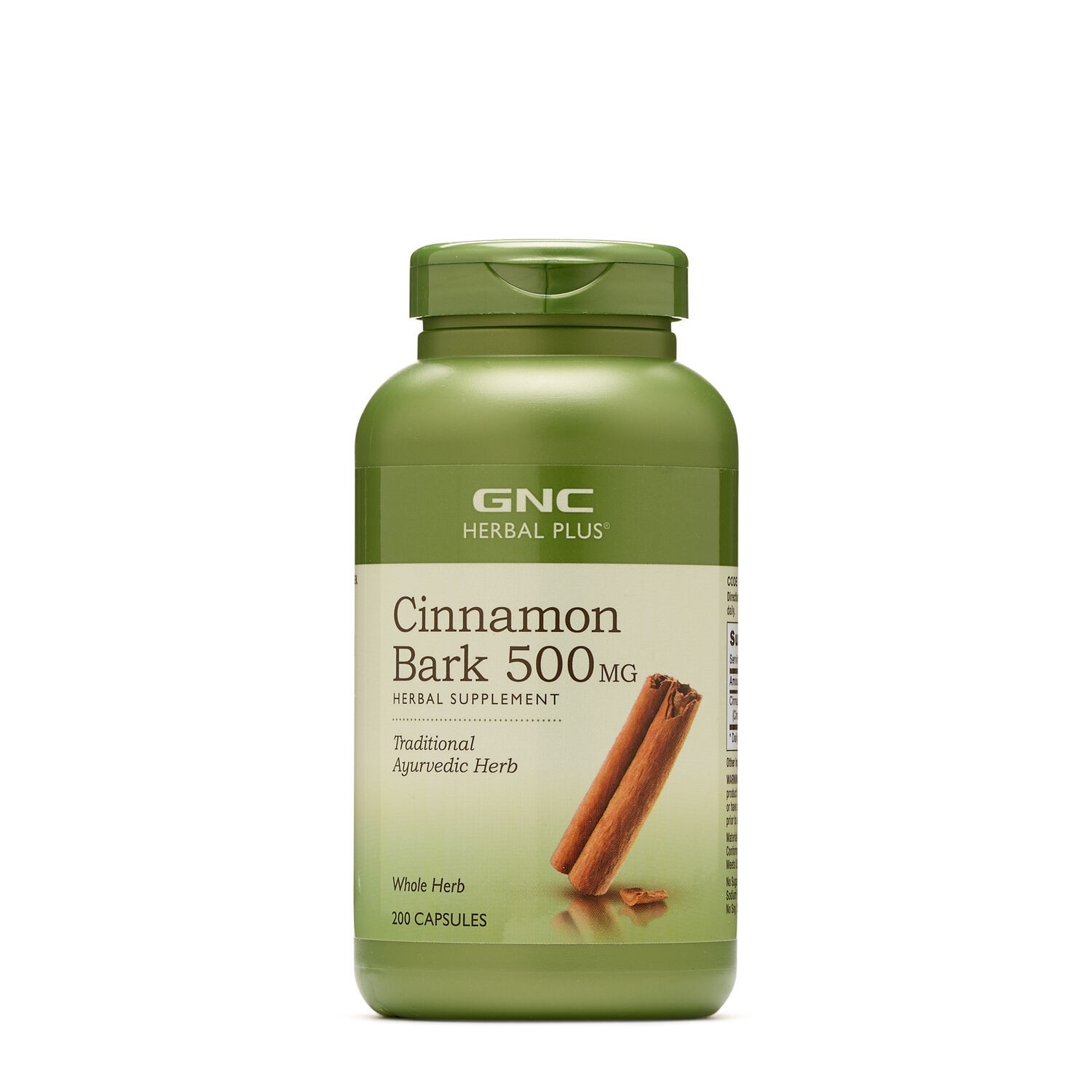 Herbal Plus Cinnamon Bark, 500 mg, 200 capsule, GNC