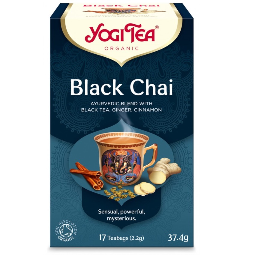 Ceai Bio Black Chai, 17 plicuri, Yogi Tea