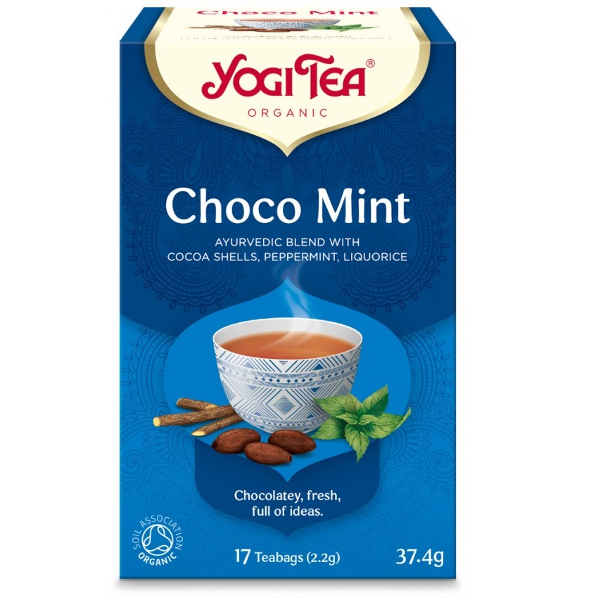 Ceai Bio Choco Mint, 17 plicuri, Yogi Tea