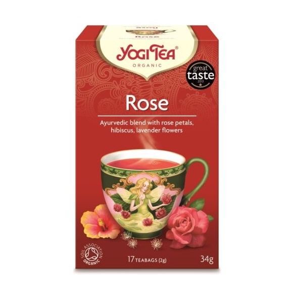 Ceai Rose, 17 plicuri, Yogi Tea