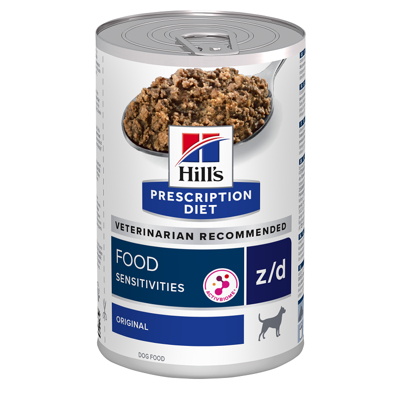 Hrana pentru caini Original z/d Food Sensitivities, 370 g, Hill's PD