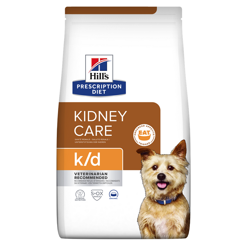 Hrana pentru caini k/d Kidney Care, 4 KG, Hill's PD