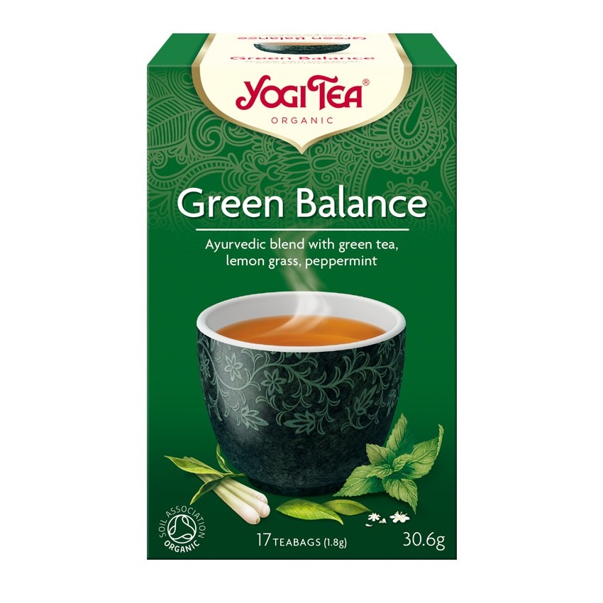 Ceai Bio Green Balance, 17 plicuri, Yogi Tea