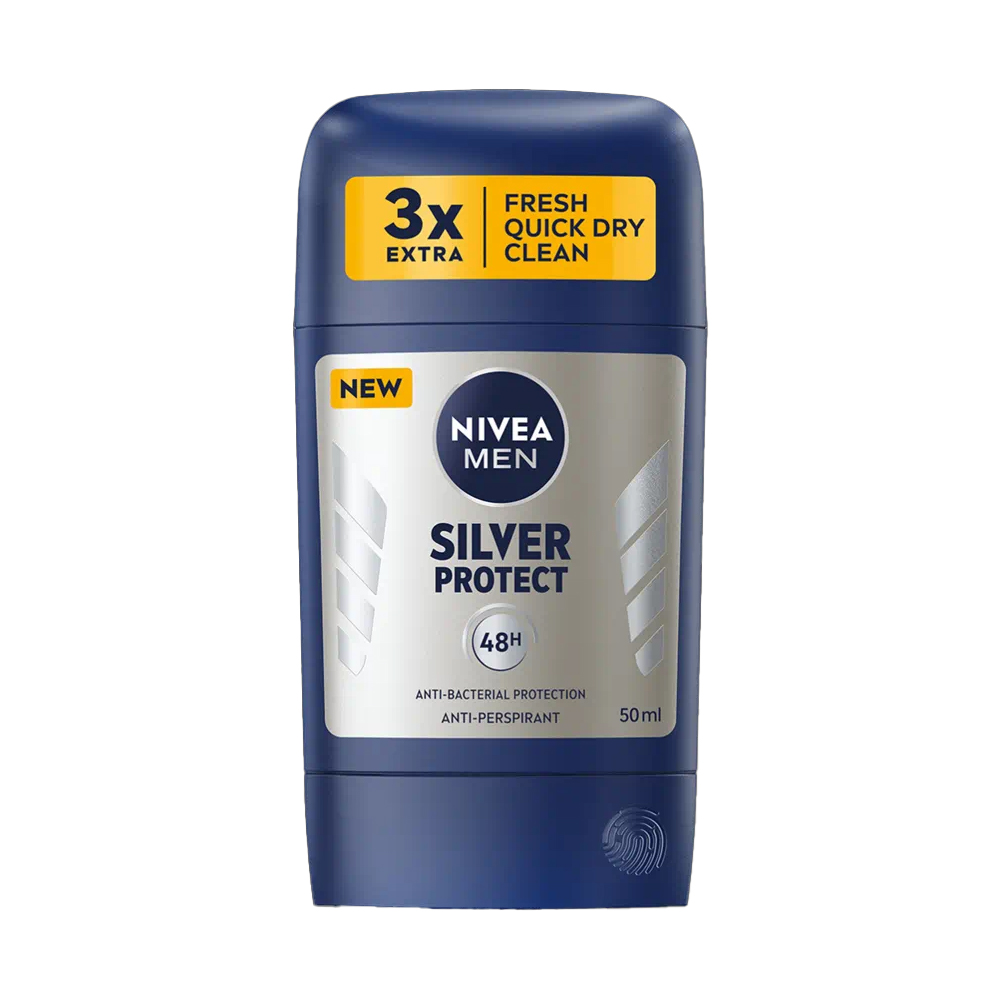 Deodorant stick Men Silver Protect, 50 ml, Nivea