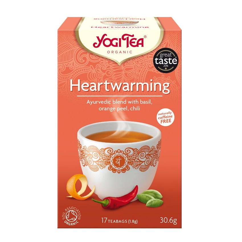 Ceai Bio Heartwarming, 17 plicuri, Yogi Tea