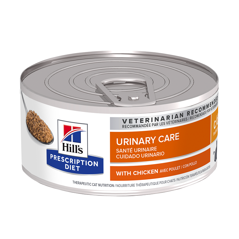Hrana cu pui pentru pisici c/d Urinary Care, 156 g, Hill's PD