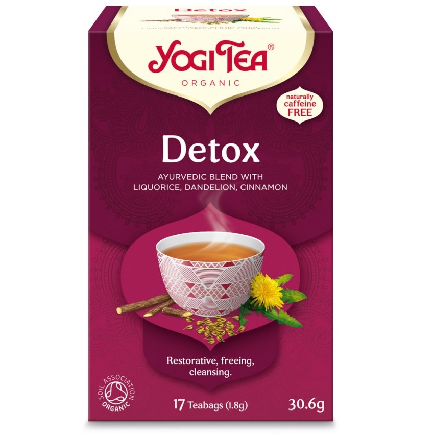 Ceai Bio Detox, 17 plicuri, Yogi Tea