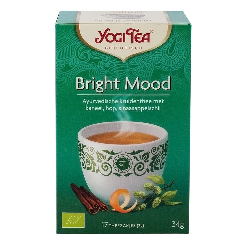 Ceai Bio Bright Mood, 17 plicuri, Yogi Tea
