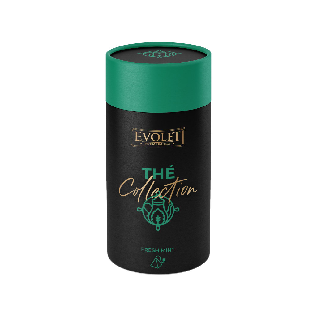 Ceai cu menta, The Collection Fresh mint, 15 plicuri, Evolet