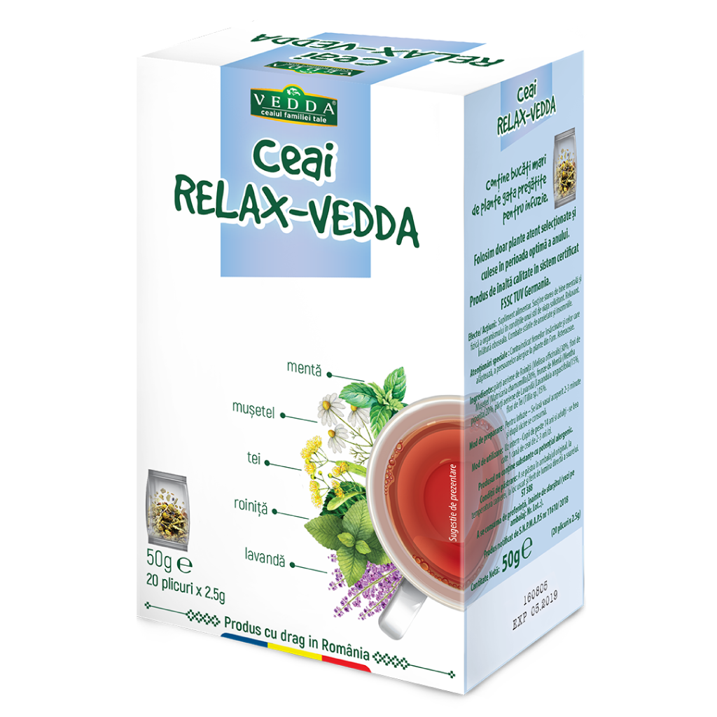 Ceai relax, 50 g, Vedda