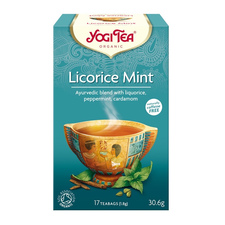 Ceai Bio Licorice Mint, 17 plicuri, Yogi Tea