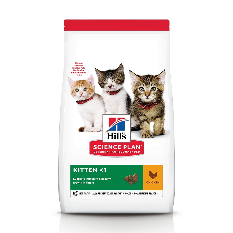 Hrana cu pui pentru pisici Kitten <1, 3 KG, Hill's SP