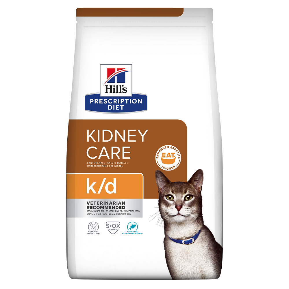 Hrana cu ton pentru pisici k/d Kidney Care 605991, 400 g, Hill's PD