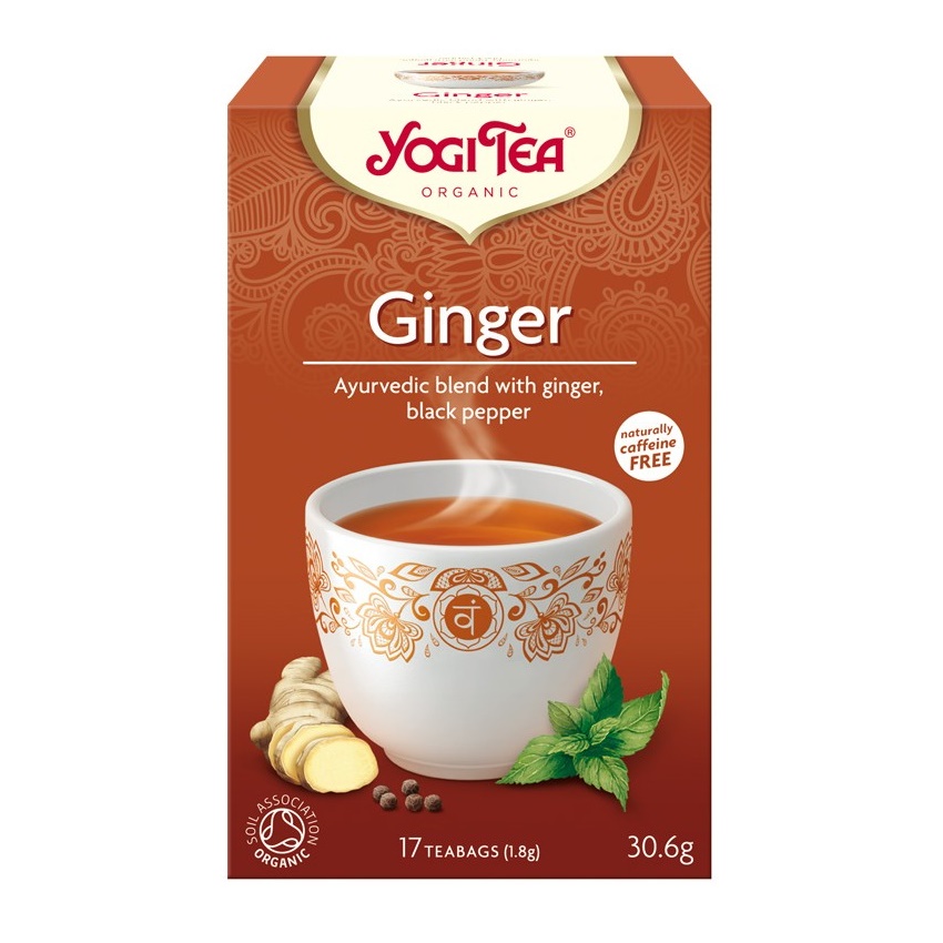 Ceai Bio Ginger, 17 plicuri, Yogi Tea
