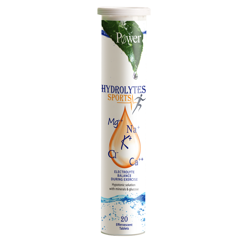 Hydrolytes Sports, 20 tablete, Power of Nature