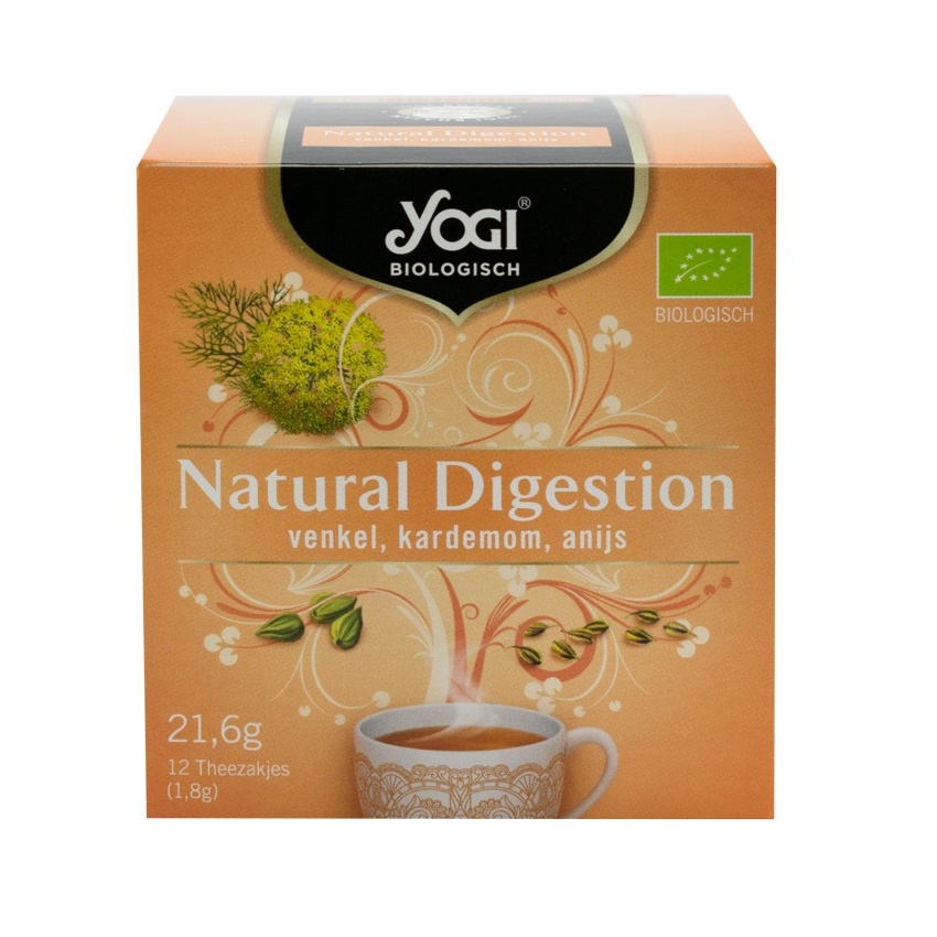 Ceai Bio Natural Digestion, 12 plicuri, Yogi Tea