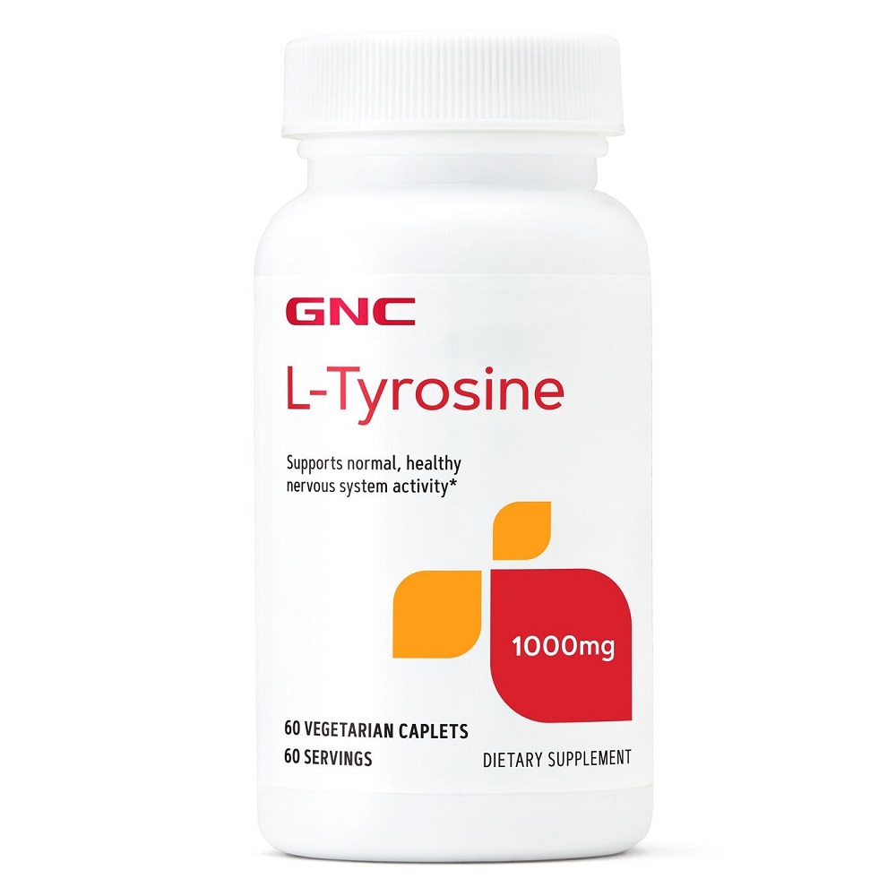 L-Tyrosine, 1000 mg, 60 tablete, GNC
