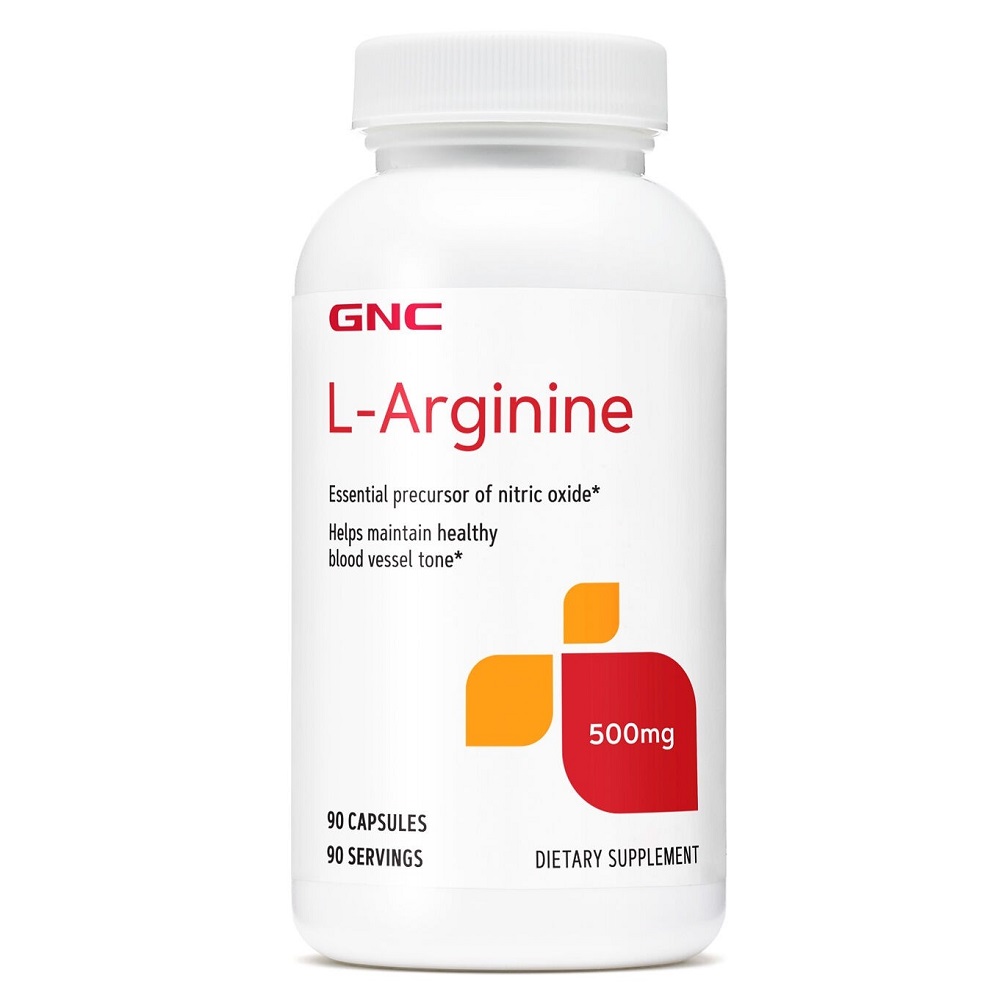 L-Arginine, 500 mg, 90 capsule, GNC