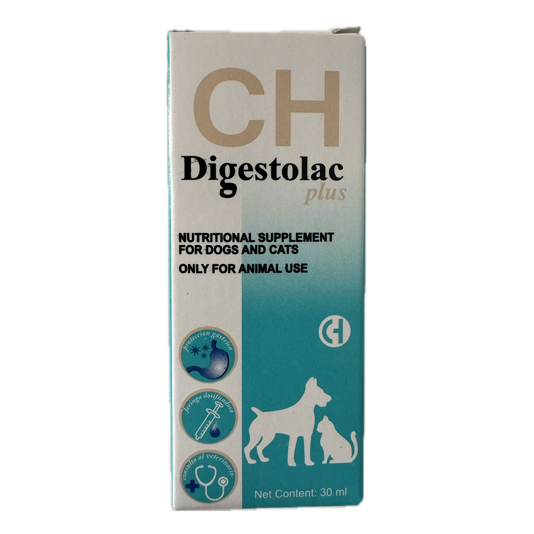 Supliment nutritiv pentru caini si pisici cu rol de protector gastric Digestolac Plus, 30 ml, Chemical Iberica