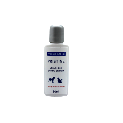 Solutie pentru igiena dentara Pristine, 30 ml, Micromed Vet