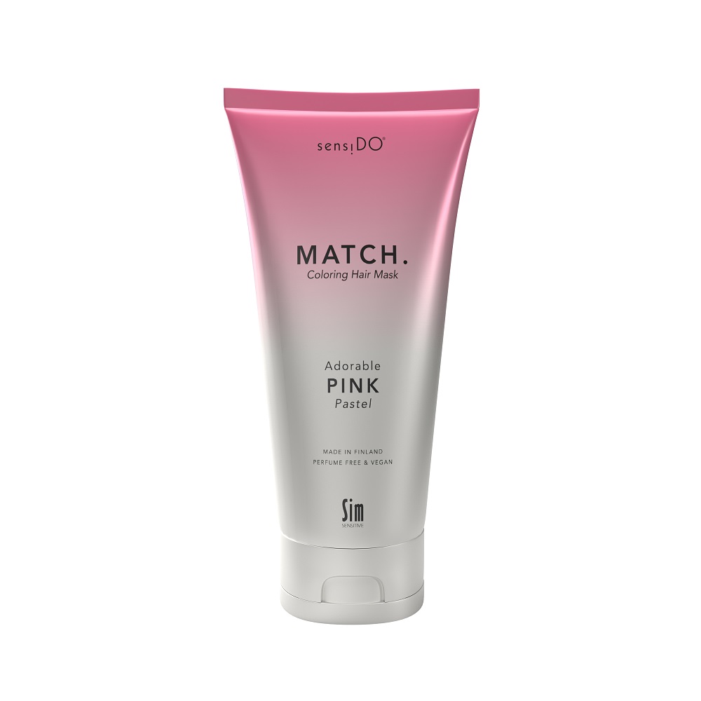 Masca coloranta tratament cu Keraguard Adorable Pink Pastel SensiDo Match, 200 ml, Sim Sensitive