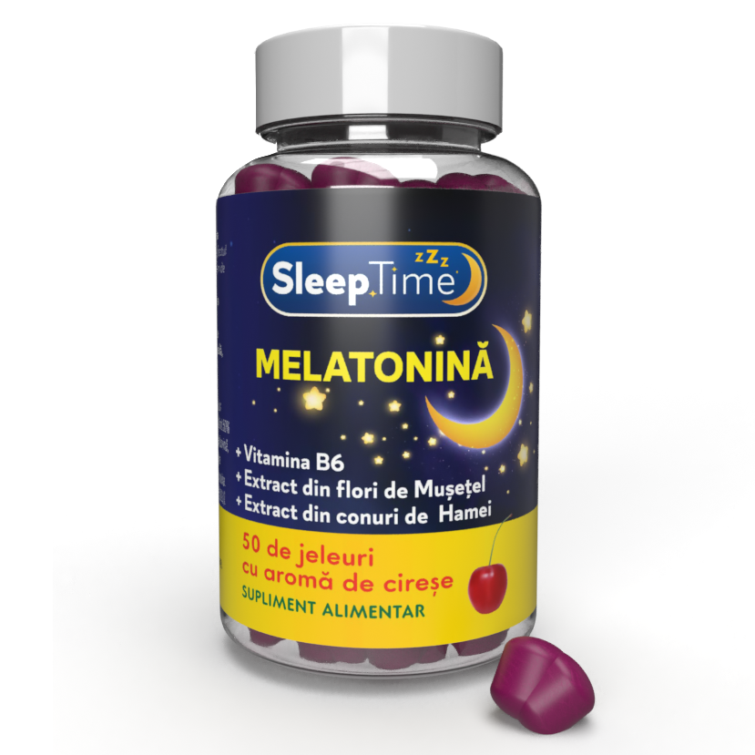 Melatonina SleepTime, 50 jeleuri, Justin Pharma