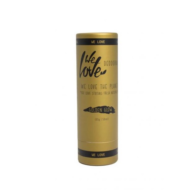 Deodorant natural stick Golden Glow, 65 g, We Love The Planet