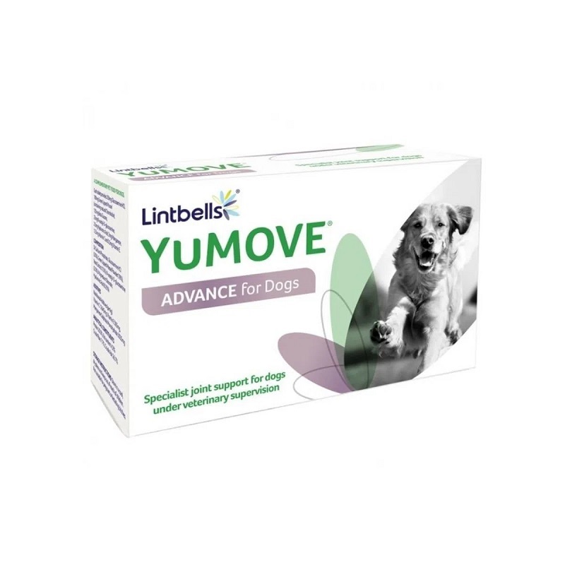 Supliment pentru sustinerea metabolismului articulatiilor la caini YuMove Advance 360, 120 tablete, Lintbells