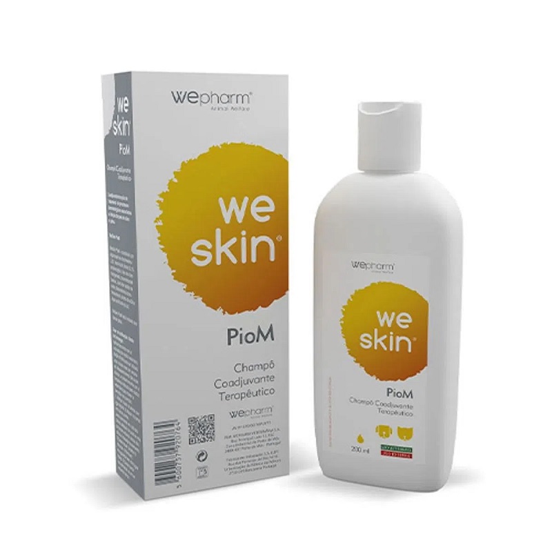 Sampon antiseptic pentru caini si pisici WeSkin PioM, 200 ml, WePharm