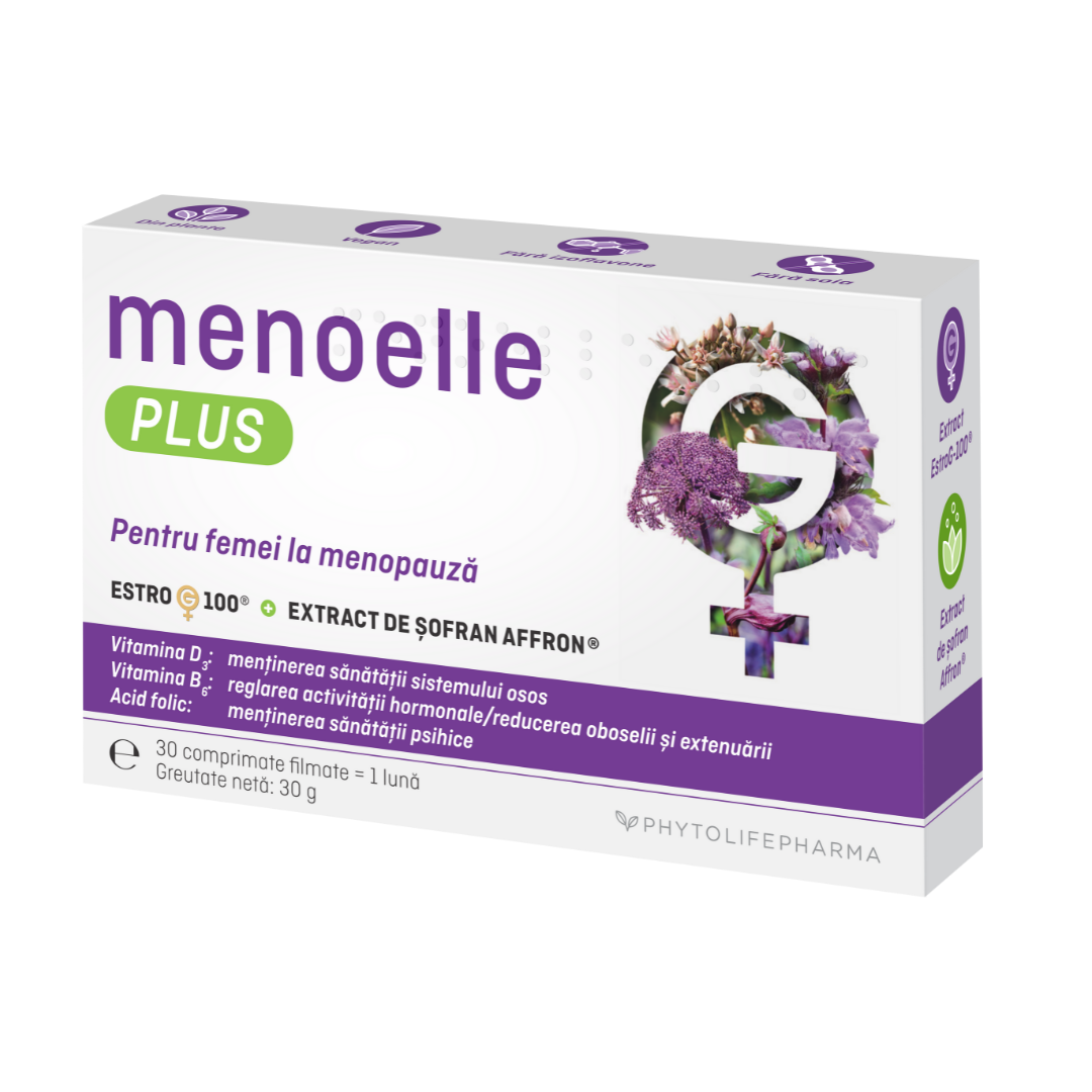Menoelle Plus, 30 comprimate, Phytolifepharma