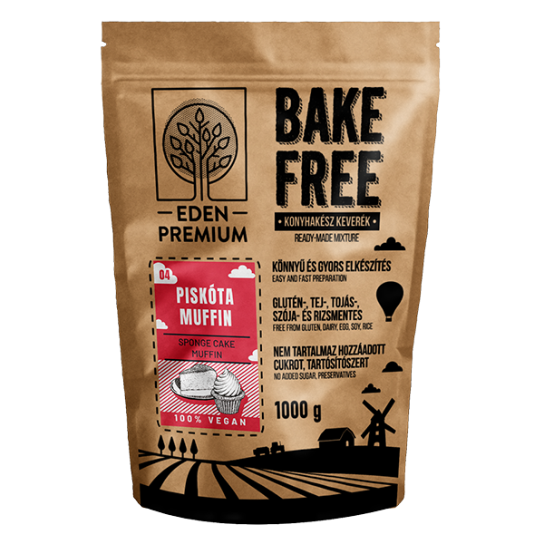 Mix de faina pentru piscoturi si muffin Bake-Free, 1000 g, Naturking