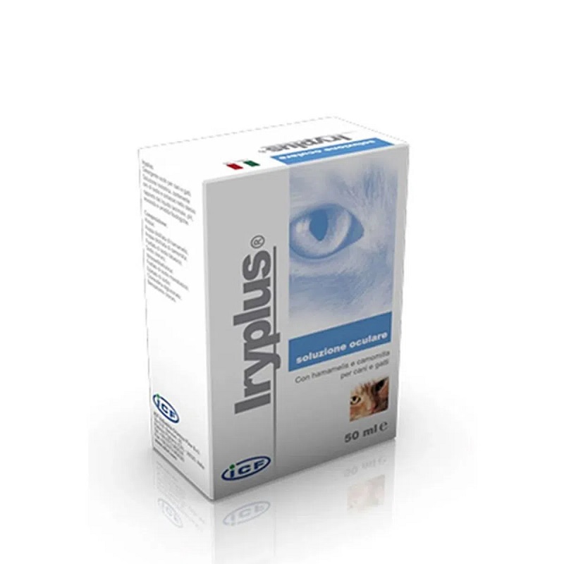 Solutie oftalmologica pentru caini si pisici Yriplus, 50 ml, ICF