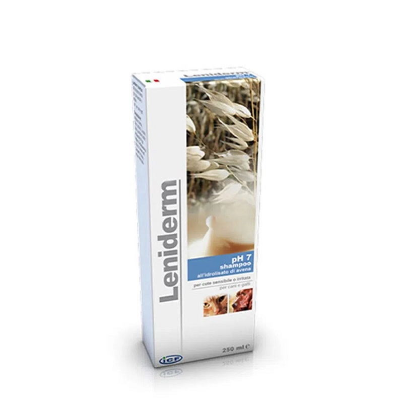 Sampon pentru caini si pisici Leniderm, 250 ml, ICF