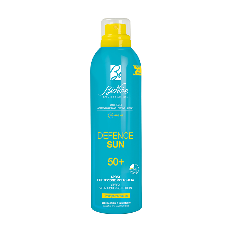 Spray transparent cu protectie solara Defence Sun Transparent, SPF 50+, 200 ml, BioNike