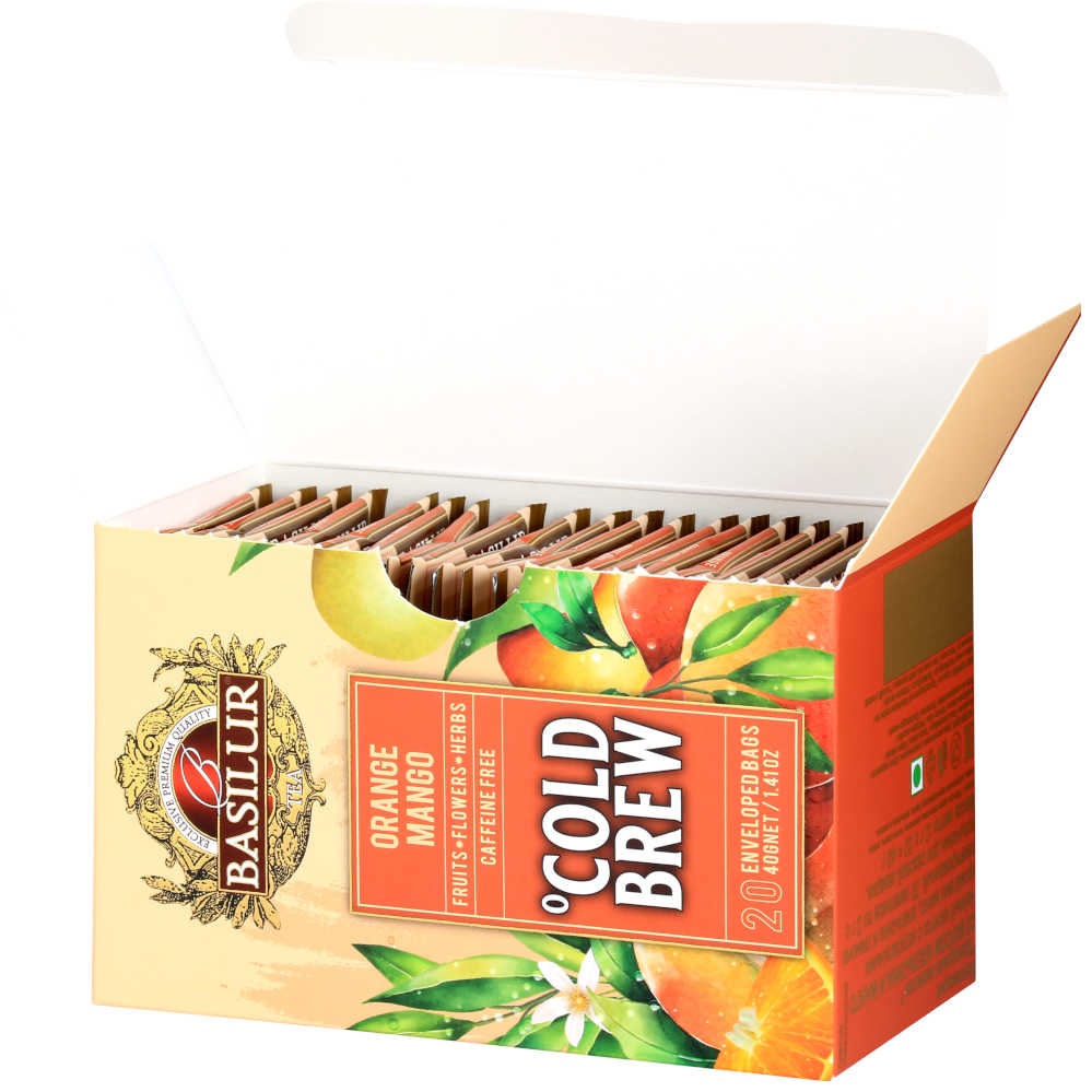 Ceai Orange & Mango, 20 plicuri, Basilur